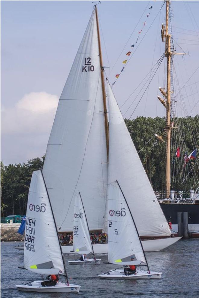 Europeans River Racing with a splendid backdrop! - RS Aero European Championships © SBG Films